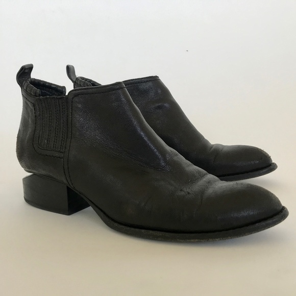 NEW RARE! Alexander Wang Kori Cut-Out Heel Boots, EUR 40  Alexander Wang KORI BLACK BOOT / 39